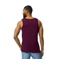 thumbnail image 3 of Gildan Best Tank Tops for Men Maroon Sleeveless T Shirt Summer Classic Fit Workout Undershirts Size – 3XL, 3 of 4