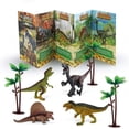 thumbnail image 1 of Juego de maletas con diseño de dinosaurio para niños, juguete DIY con Dinosaur World, 1 of 5