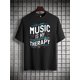 thumbnail image 2 of Human Graphic Camiseta para HombreClassic Crew Neck Cotton T-Shirt - Soft Non-Stretch Fabric, Alphabets Pattern, Casual Versatile Top for Men and Youth - Perfect for Summer and Spring Tee For Adult,, 2 of 8