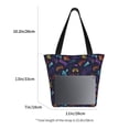 thumbnail image 5 of Fotbe Games Pattern Beach Tote,Shoulder Handbag,Spacious Tote Bag,Lightweight Travel Bag,Versatile Shopping Bag, 5 of 9