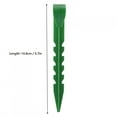 thumbnail image 3 of Green Plastic Fixing Pegs, Multi Purpose Sturdy Pegs For Camping And Gardening, Lightweight And Compact, 10pcs, 3 of 8