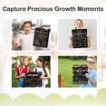 thumbnail image 3 of First Day of School Board Sign 11"x14" Double Sided Reusable and Erasable 1st First & Last Day Chalkboard Sign with 7 Liquid Chalk Markers Photo Prop Gift Back to School Supplies DIY Board for Kinder, 3 of 11
