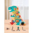 thumbnail image 4 of Dinosaur Screw, Wooden Nut Combination, Hand-Eye Coordination Game, Fine Movements, Montessori Early Childhood Educational Toys Birthday Present, 4 of 4