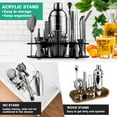thumbnail image 4 of Biemlerfn 25-Piece Cocktail Shaker Set, Mixology Bartender Kit with Acrylic Stand Stainless Steel Bar Tools, Full Bartender Accessories and Recipe Book, 4 of 9