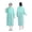 Mint Green, variant on Waterproof Raincoat for Adults, Lightweight PVC Rain Jacket with Hood, Packable for Hiking Travel Rainwear, Sleeve Length 30.3 Inches