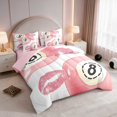 thumbnail image 2 of Erosebridal 8 Ball King Bedding Lips King Bed in a Bag, Blush Lips 7 Pieces, 2 of 6