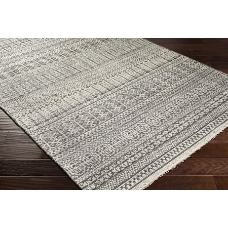 Hauteloom Kiara Wool Living Room, Bedroom Area Rug - Bohemian, Transitional - DustySage, Medium Gray, LightGray - 2' x 3'