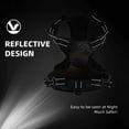 thumbnail image 5 of Haiem Underwater Lazy Turtle Pattern No-Pull Dog Harness Reflective Front Clip Vest with Handle,Step-in Air Dog Harness,Adjustable 2 Metal Rings 4 Buckles-Small, 5 of 6