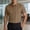 Brown, variant on Summer Style Mens Short-sleeved Shirt Lapel Casual Middle-aged Top Breathable Fashion Half-sleeved T-shirt for Men