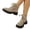 Yellow, variant on IEMIEMIEM Women's Rhinestone Platform Combat Boots Lace Up Chunky Heel Lug Sole Glitter Ankle Boots Sparkly Fashion Booties for Party Daily Wear Red 5 Wide