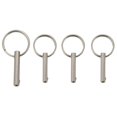 thumbnail image 1 of 4 Pcs Quick Release Pin 1/4 inch, Full 316 Stainless Steel, Bimini Top Pin, Marine Hardware, All Par, 1 of 5
