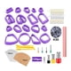 thumbnail image 4 of Polymer Cy 18 Shape Cy Ear Jump Ear Card,Ear Hooks Art Jewelry Making Handmade Punch Tools Violeta Macarena cortadores de arcilla polimérica, 4 of 7
