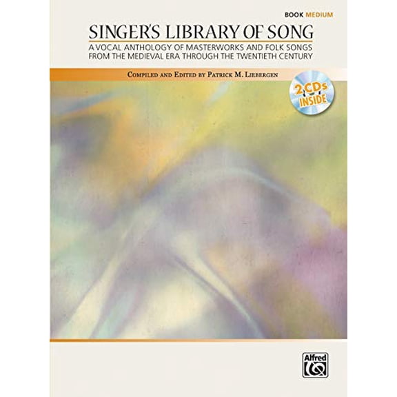 Pre-Owned Alfred Singers Library of Song for Medium Voice (Book and 2 CDs)