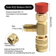 thumbnail image 1 of Air Conditioning Fluoride Valve With Brass Construction Designed For Safe Connection Of Coolant Charging Hoses, 1 of 8