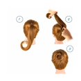 thumbnail image 4 of 100% Human Hair Updo Hairpieces, Ponytail Extensions For Quick Transformations, Donut Chignon, Easy To Use And Store, Invisible Elastic Edge Mesh (20 Pcs), 4 of 4