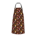 thumbnail image 2 of Picia Woodland Mushroom with Flowers and Berries Waterproof Apron for Unisex Adult - Adjustable Bib Apron with Pockets, Ideal for Cooking, Gardening, Painting, and Household Chores, 2 of 9