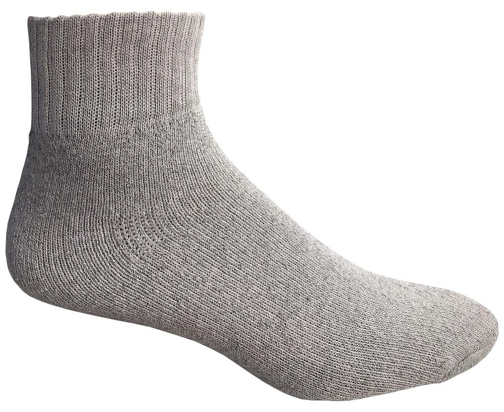 Yacht & Smith Mens Ankle Wholesale Bulk Pack Athletic Sports Socks, by SOCKS'NBULK - Many Colors, King Size (Mens 13-16)