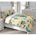 thumbnail image 2 of DOJLIO Queen Size Bedding Sets 3D Plants and Lion Printed Duvet Cover Set with 1 Piece Duvet Cover 2 Pieces Pillow Cases Ultra Breathable Microfiber (Comforter Not Included), 2 of 6