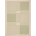 thumbnail image 2 of Safavieh Courtyard Eileen Geometric Indoor/Outdoor Area Rug, Natural/Olive, 5'3" x 7'7", 2 of 8