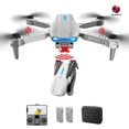 thumbnail image 2 of Drones FPV con carga USB de avión para niños y niñas (gris 2 baterías sin cámara), 2 of 7