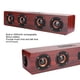 thumbnail image 1 of Altavoz Bluetooth, Altavoz Bluetooth de grano de madera rojo Altavoz inalámbrico Valor excepcional, 1 of 9