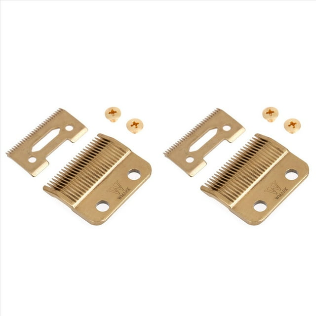 2X Reemplace El Cabezal de Corte Cuchilla de Corte Inferior de Metal para Afeitadora Eléctrica-Oro