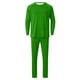 thumbnail image 5 of Conjunto de pijama de manga larga para hombre, blusa de color liso, camisa y pantalones de poliéster, para Navidad, 5 of 5