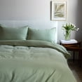 thumbnail image 5 of French Linen and Cotton Duvet Cover & Sham Set - Twin/Twin XL - White | BOKSER HOME, 5 of 5