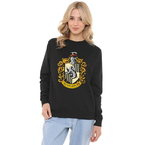 Harry Potter Hufflepuff Crest Women's Crew Sweatshirt