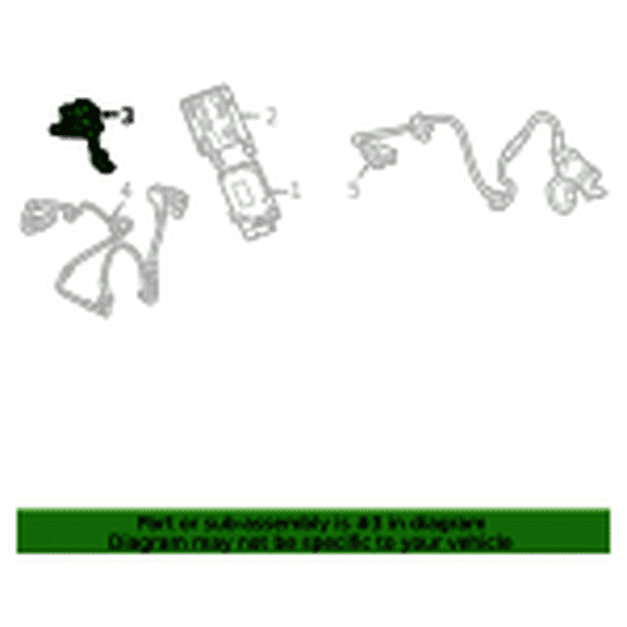 2021 Chevrolet Corvette Front Sensor 84526253 LEFT Height Sensor, F (S)Sensor
