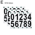 thumbnail image 1 of Nanofilm License Plate Sticker - Reflective, Waterproof, 3PCS - Black & White - S, M, L Sizes, 1 of 1
