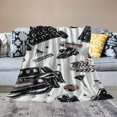 thumbnail image 2 of Orinice Cinema Warm Lightweight Blanket Soft Fleece Blankets All Seasons Throw Blanket for Bed Couch Sofa Office Decor Gifts 60x80in, 2 of 6
