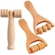 thumbnail image 1 of 3pcs Massage Roller Body Roller Multi-functional Foot Massager Wooden Roller Massager Tool, 1 of 2