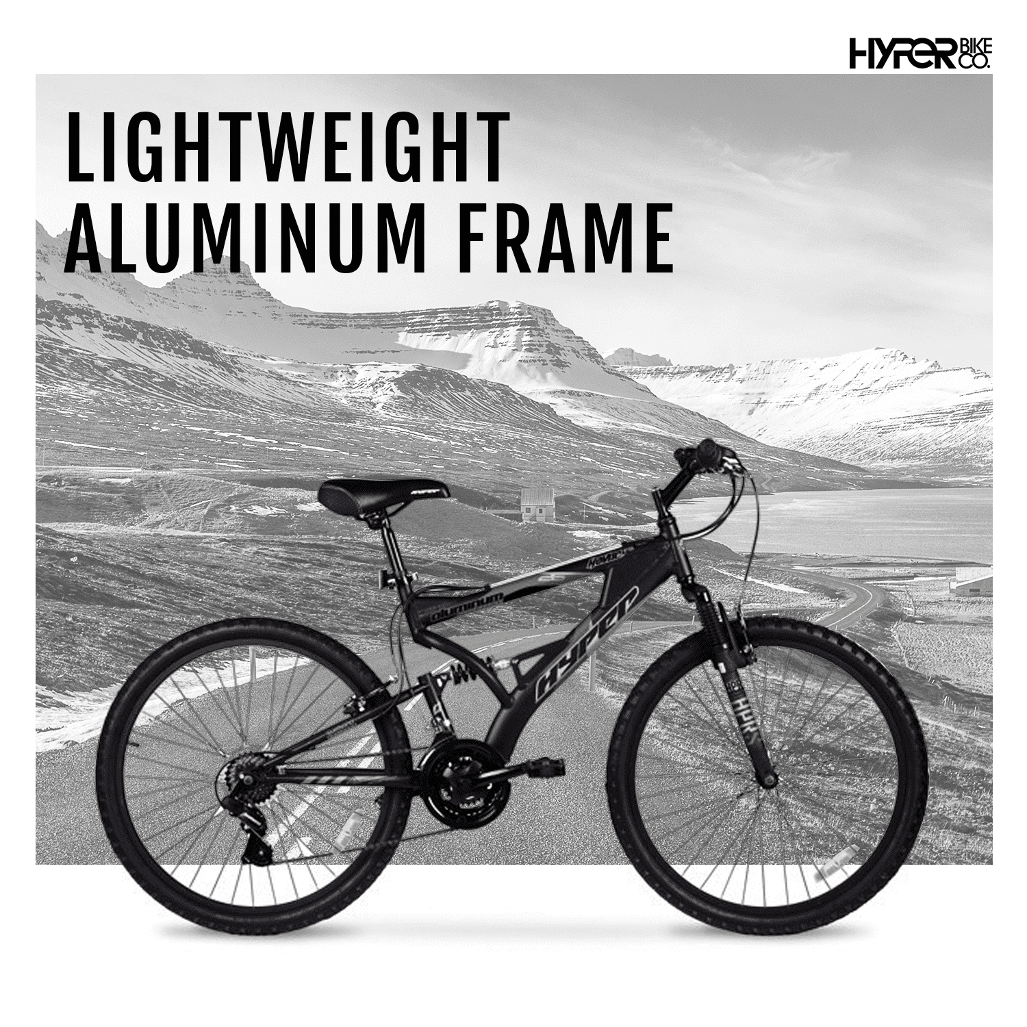 26" Hyper Havoc Tall Riders Men's Mountain Bike 1-21 Multi Speed Aluminum Frame