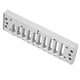 thumbnail image 1 of Peine de armónica Pieza de peine de arpa de blues de 10 orificios para accesorio de armónica de aleación de aluminio HOHNER SP20Plata, 1 of 12