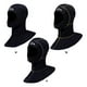 thumbnail image 5 of Sigue buceando DH-321 Nylon Protección contra el frío Gorro de buceo Señoras Hombres Cubierta de la cabeza Surf Impermeable Gorro de buceo impermeable Afports Negro Línea L kenally OD002585-03B, 5 of 6