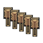 Unique Bargains 5pcs Cell Phone Booster Portable Cell Phone Signal Booster Convex Mobile Phone Enhancement Stickers Signal Patch Cell Phone Booster Chip for Enhance Your Mobile Phone Black