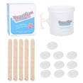 thumbnail image 3 of Air Removal Wax Tool Kit, Convenient Hair Removal Wax Handle Design Air Removal Wax Applicator Safe With 150g For Hand Foot And Other Hair Parts ANGGREK Hair Removal Wax Set, 3 of 8