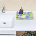 thumbnail image 7 of Iauyy Modern Square Bathroom Tray with Handles - Acrylic & Aluminum Alloy Vanity Countertop Organizer ，Lavender Blue, 7 of 7