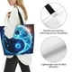 thumbnail image 3 of Fotbe Blue Yin And Yang Bolsa Tote Estética de Lona con Estampado para Mujer - Bolsa Reutilizable de Hombro Casual para Vacaciones, Compras, Trabajo y Gimnasio, 3 of 8