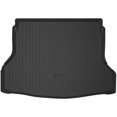 thumbnail image 2 of OEM 2014-2020 Nissan Rogue Trunk Cargo Floor Mat Cover | 2-Piece Black OEM Tray 2 of 4