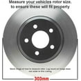 thumbnail image 3 of Detroit Axle - Front Brake Kit for Chevy Impala Buick LeSabre Riviera Park Avenue Cadillac DeVille Seville Monte Carlo Bonneville, Brake Rotors Ceramic Brakes Pads Replacement : 11.92" inch Rotor, 3 of 5