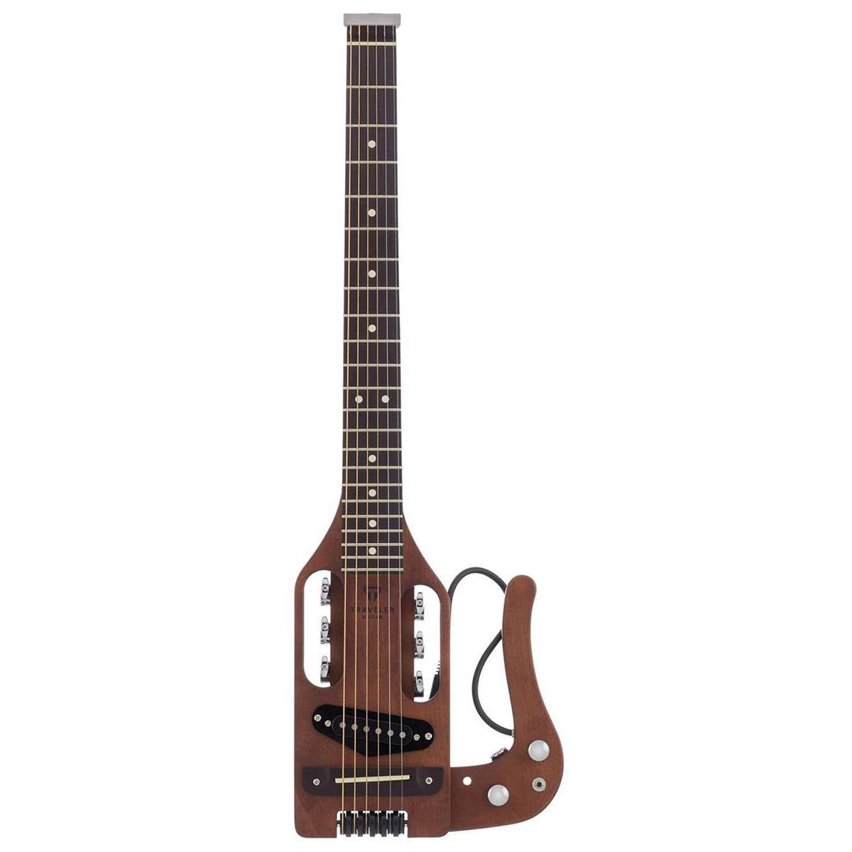 Traveler Guitar Pro-Series Hybrid Acoustic-Electric Guitar Antique Brown