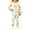 Yellow, variant on Amidoa Girls 2 Piece Outfits Fall Winter Clothes Print Long Sleeve Top and Casual Pants Kids Clothing Sets Yellow Size 3-4 Years