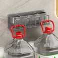 thumbnail image 3 of sunsanly Toothbrush Rack Wall-mounted Punch-free Easy Installation U-shaped Buckle Toothbrush Storage Space Aluminum Quick Dry Electric Toothbrush Holder Bathroom Supplies, 3 of 8
