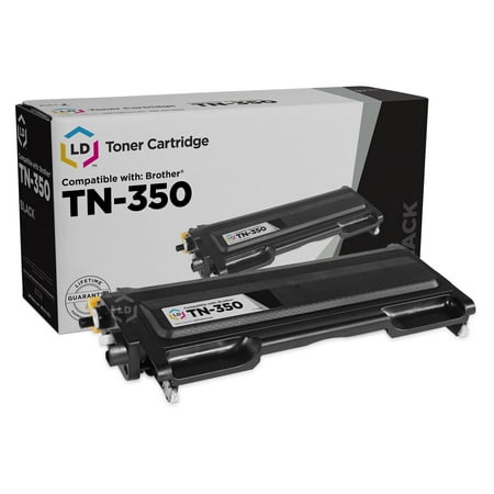 LD Compatible Replacement for TN350 Black Toner Cartridge for use in DCP-7010  DCP-7020  DCP-7025  HL-2030  HL-2040  HL-2070  Intellifax 2820  2850  2920 & MFC-7220  MFC-7420  MFC-7820D