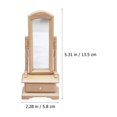 thumbnail image 2 of 1PC Mini House Decor Furniture Mini House Decoration Mini Dressing Mirror, 2 of 8