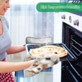 thumbnail image 7 of Two Pieces Of Square Heat Insulation Pad Oven Mitts 7x9.8 Inch Oven Microwave Kitchen Cooking Baking Little Rabbit, 7 of 7