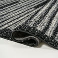 thumbnail image 5 of JONATHAN Y MOROCCAN HYPE 2 x 8 Runner Rug, Khalil Berber Stripe - Black/Cream, MOH207F-28, 5 of 9