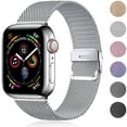 thumbnail image 4 of LEIXIUER Magnetic Milanese Loop Band and Case for Apple Watch Bands 41mm 45mm 38mm 45mm 42mm 40mm 49mm Ultra, TPU Protective Cover Bumper Stainless Steel Metal Mesh for iWatch Series 8 7 SE 6 5 4 3 2, 4 of 13